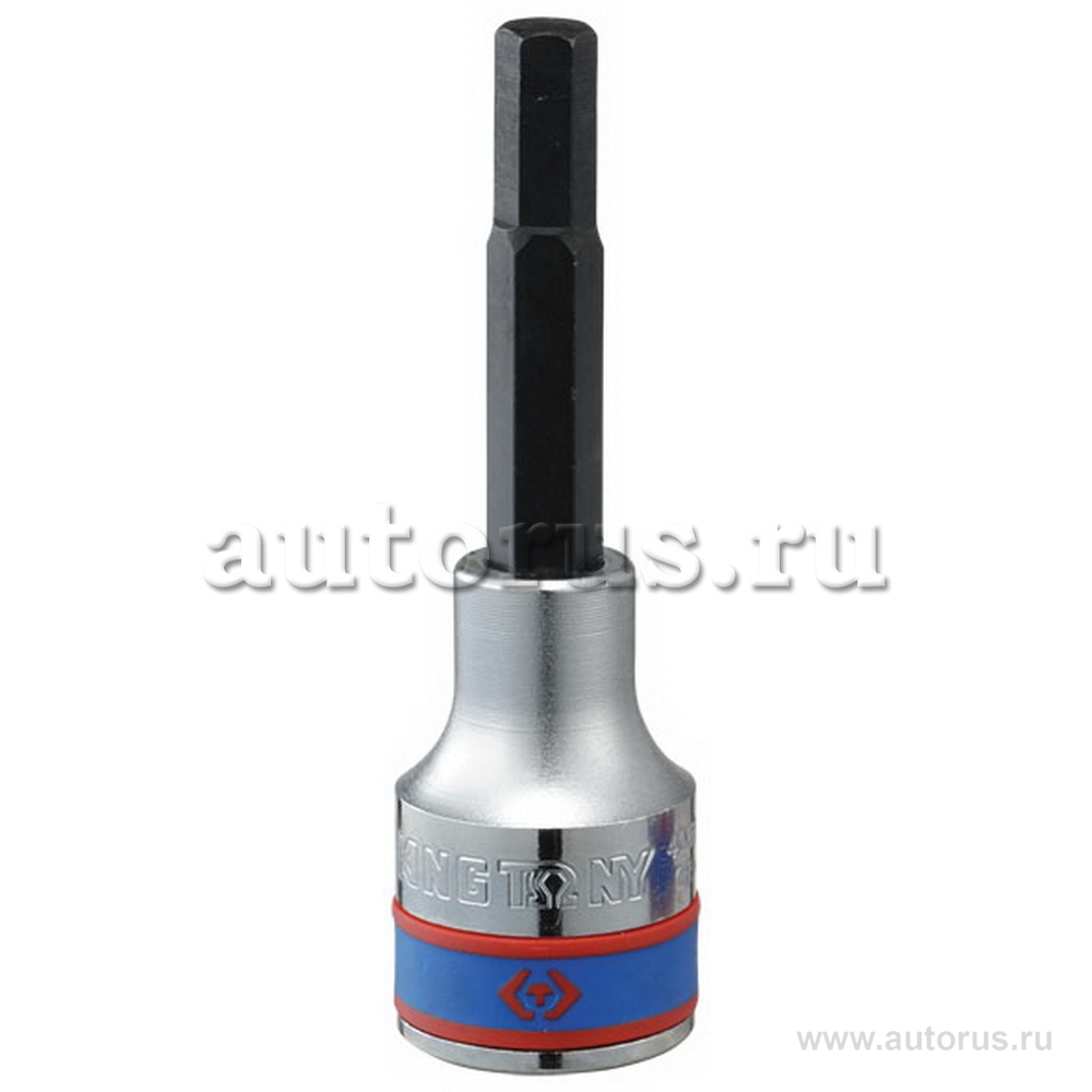 Насадка, бита торцевая 1/2, HEX, 14 мм, L 80 мм KING TONY 403514